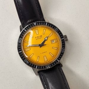 Prim Sport 1970 Rare Yellow dial